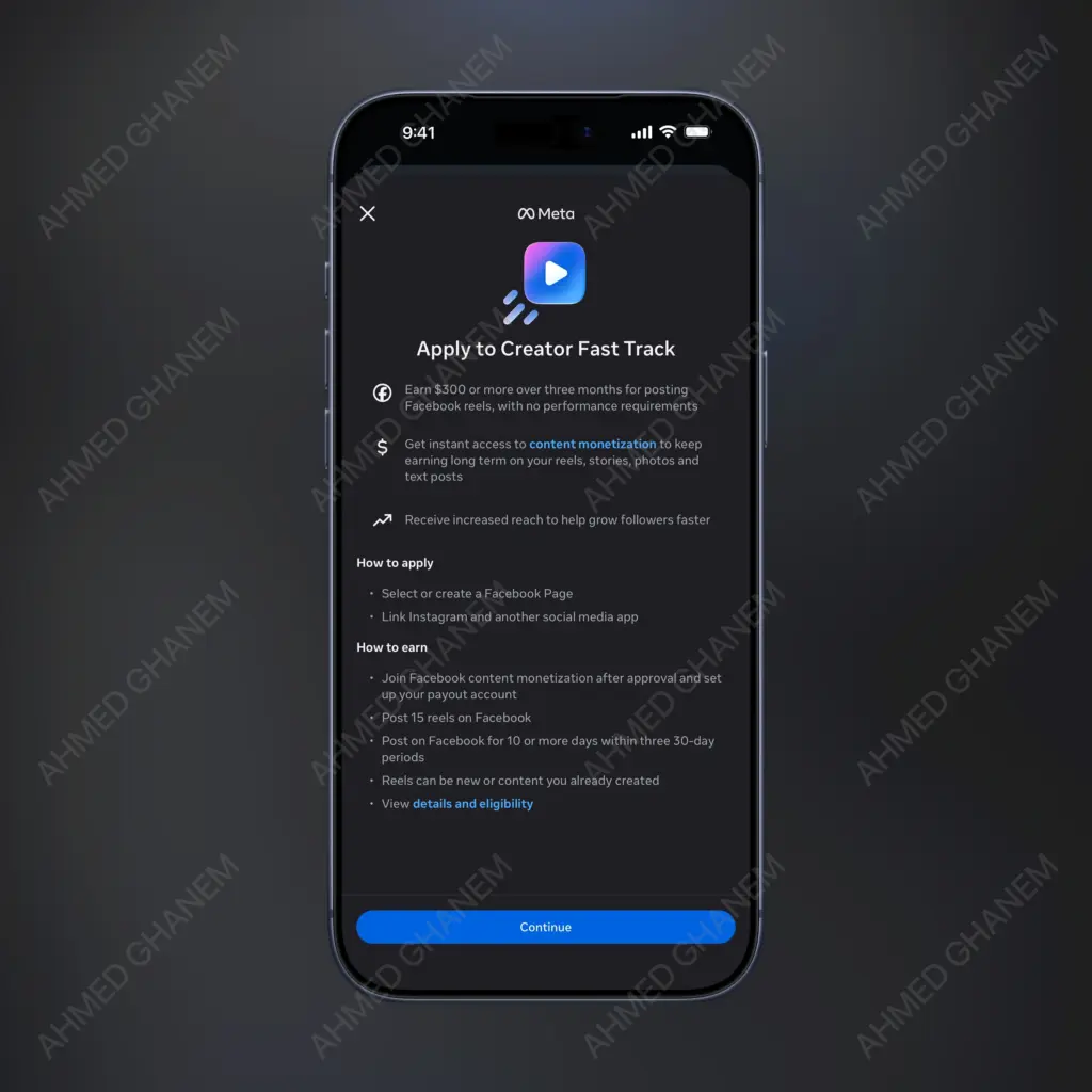 meta creators fast track program