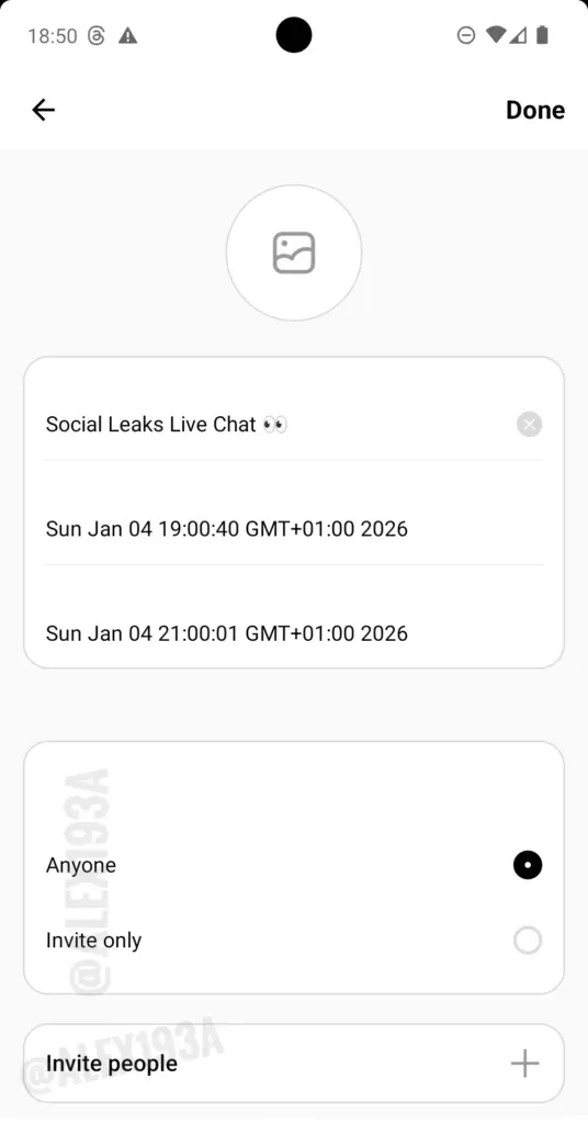 threads communities live chat update