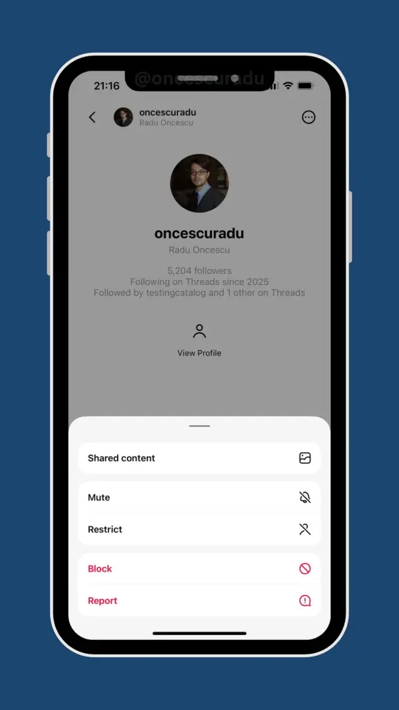 threads shared content update