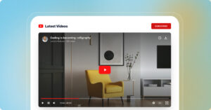 Embed youtube livestream on website
